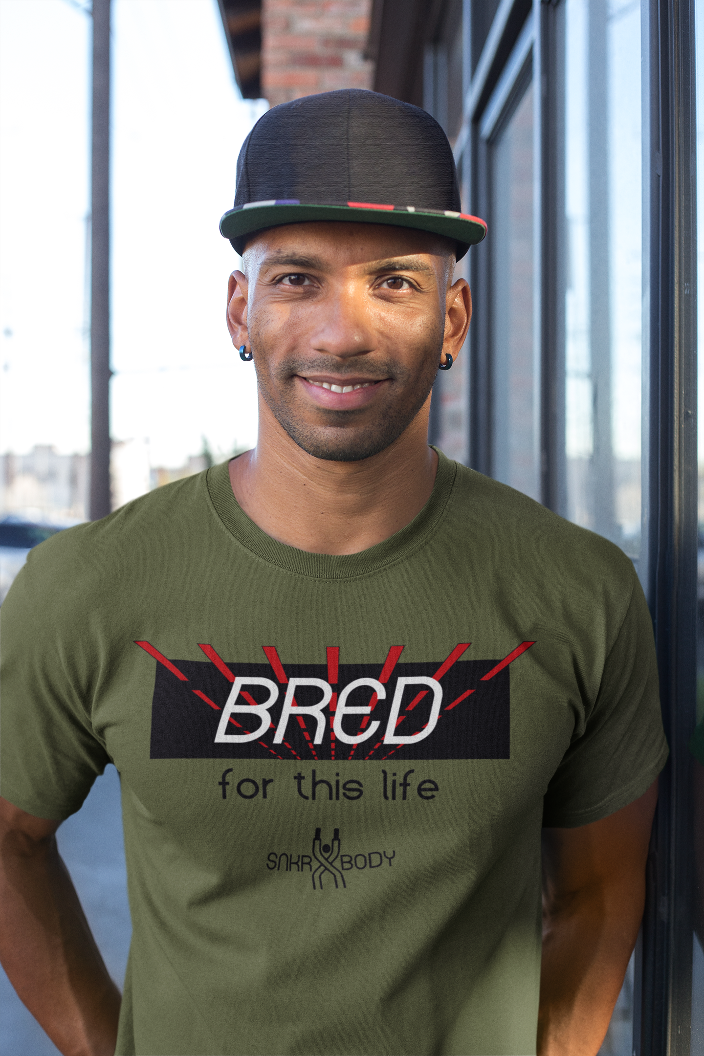 Bred (Black) Heather Tee