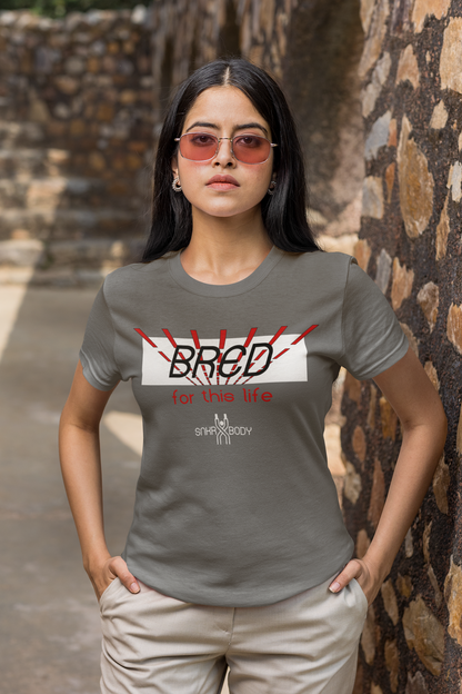 Bred (White) Heather Tee
