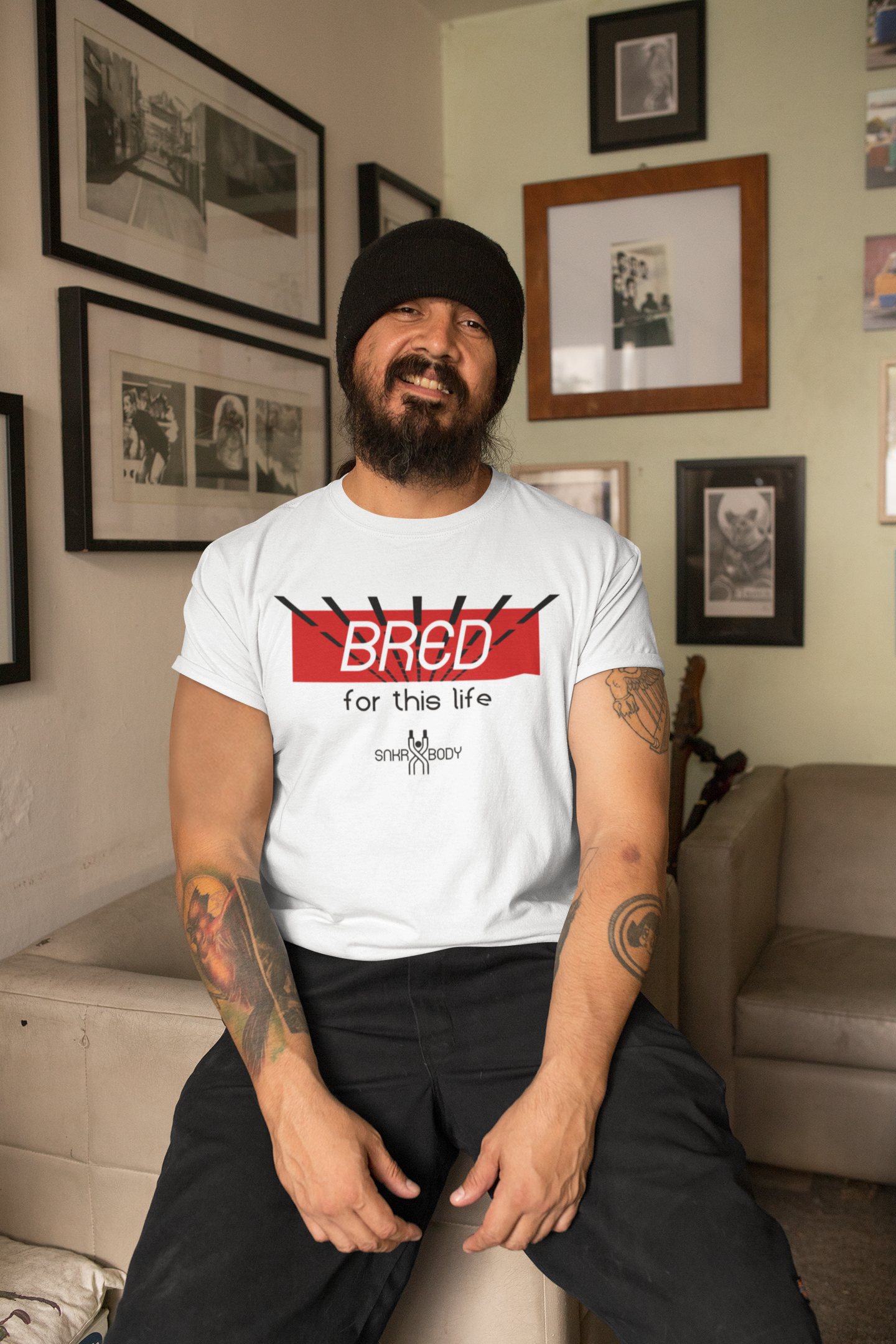 Bred (Red) Heather Tee