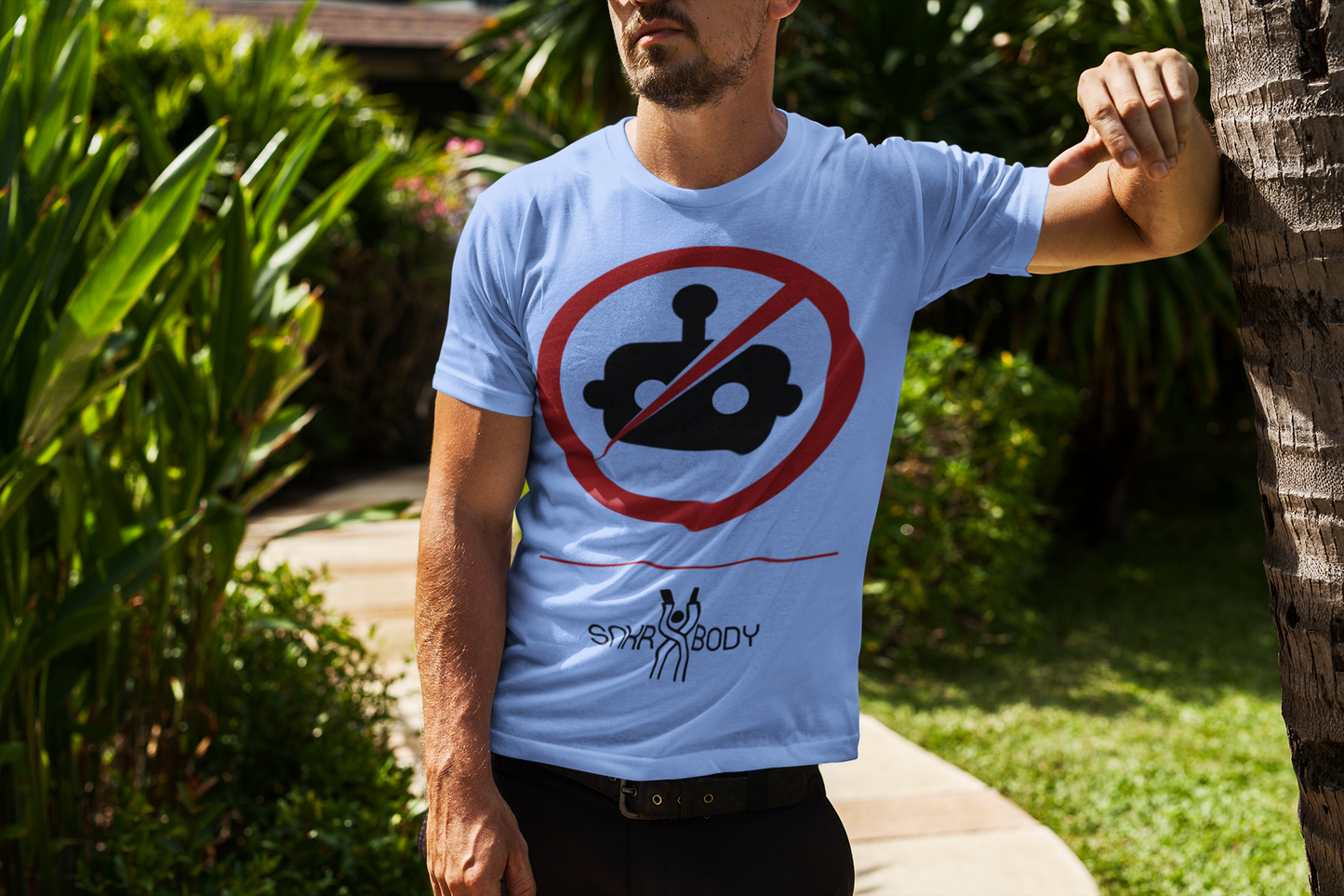 NoBot Heather Tee